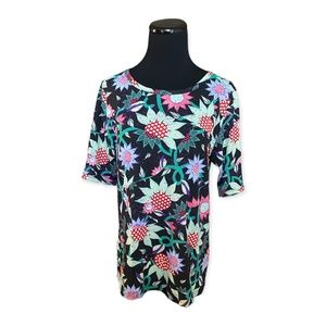 XL LuLaRoe Gigi Fitted Top Beautiful Floral 18-20